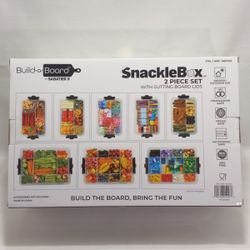 Set De 2 Piezas Sabatier Snacklebox Con Tapas Que Sirven Como Tabla De Cortar Disponible