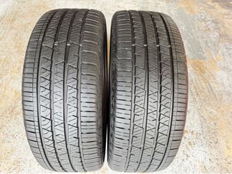 Two Tires 255/45/20 Continental Cross Contact LX Sport like new with 80% Left Amazing Deal