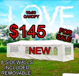 10x30 Party Tent Outdoor Canopy Tents for Parties with 8 Removable Sidewalls, Carpas para Fiestas Waterproof for Gazebo Large Backyard Shelter Patio