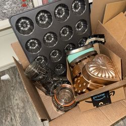 Kitchen Items And Vintage Jello Molds