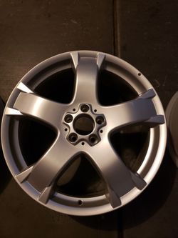 20" silver Mercedes Benz Wheels