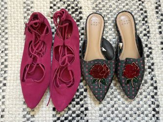 Women Shoes Size 6.5 $2 Each 