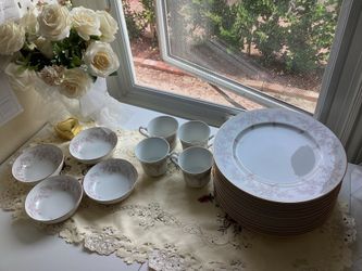 Pattern No. 360 April Rose China Tea Set
