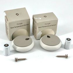 2-PACK Google Nest Temperature Sensor (2nd gen) GA05552-US - Porcelain