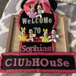 Mickeys Clubhouse Kids Sign