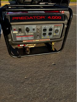 Generator - Predator 4000 with 212cc engine - Runs great - creates power