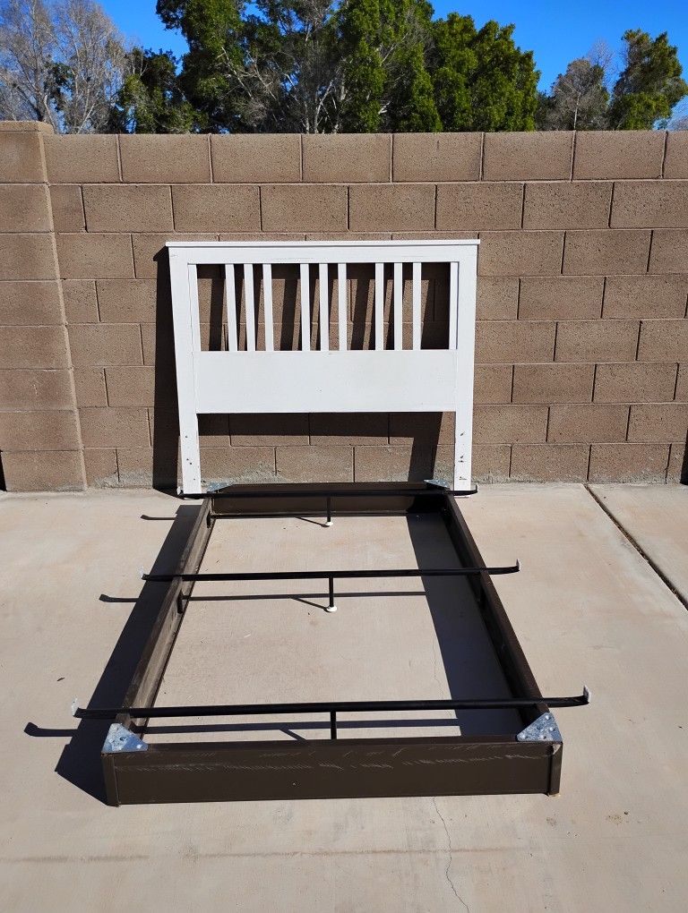 Full Size Headboard And Box Floor Bed Frame