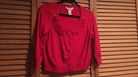 Red sweater euc