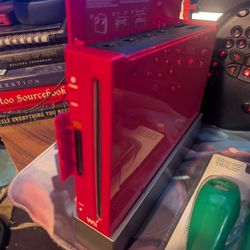 Red Wii Cleaned And Tested