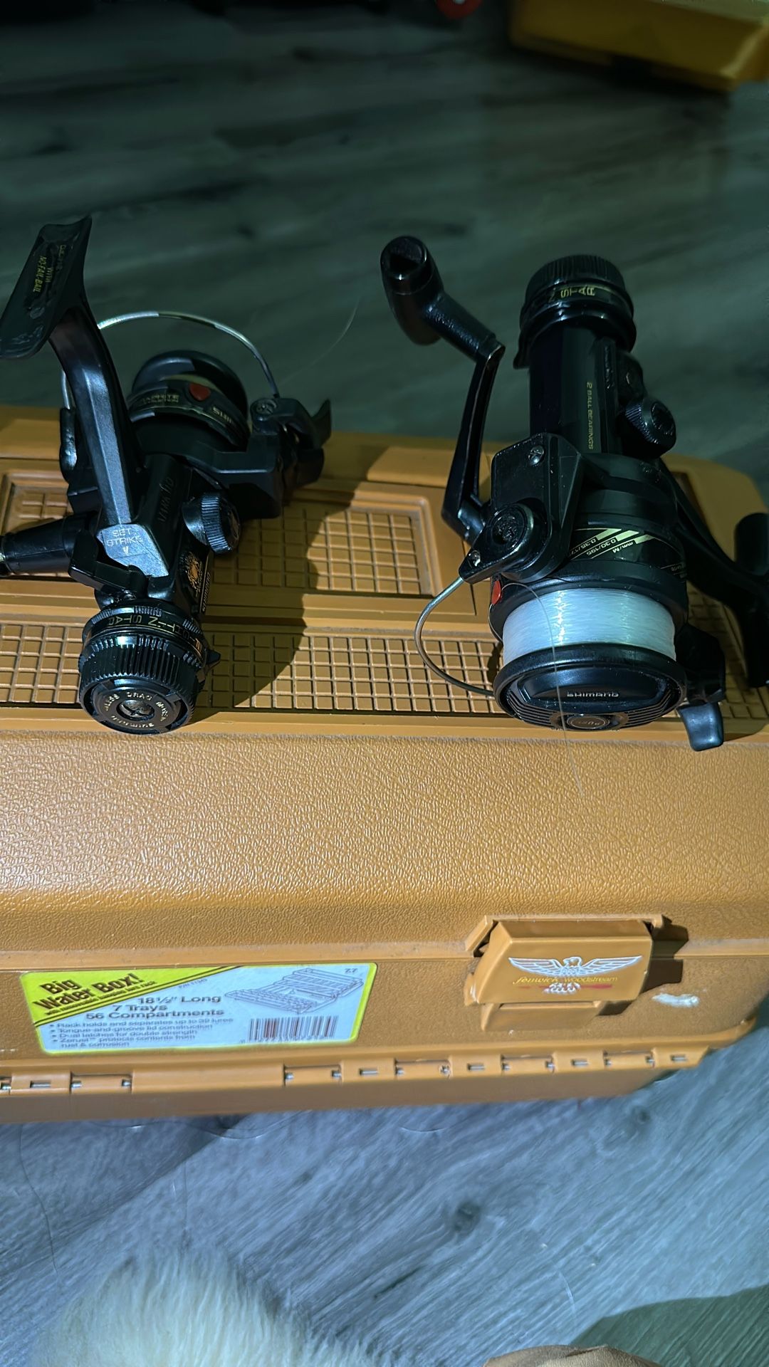 🎣 Shimano Vintage Spinning Reels Lot – AX200Q, Mark II Q, Mark III Q – Graphite / QuickFire