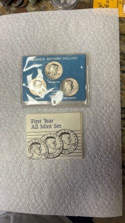 Complete set Susan B Anthony dollars