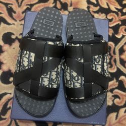 Dior Slides Alpha Oblique