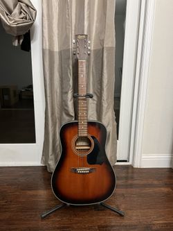 🎸 For Sale: Ibanez PF10 TV Acoustic Guitar (Vintage Classic!) Includes Stand