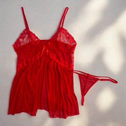 New/Nuevo thong lingerie set M & XL /lencería de tanga M y XL