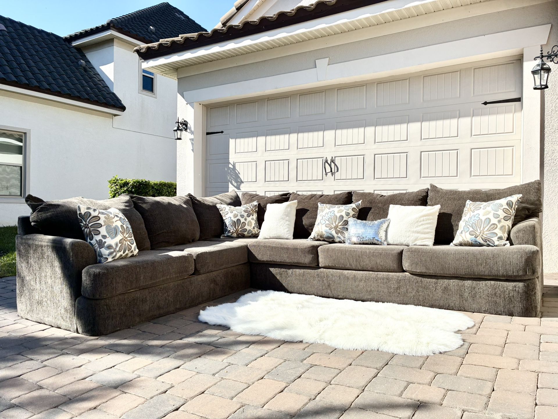Grey Large Sectional 