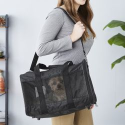 Cat & Dog Carrier medium black 