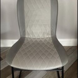 Stylish Dining Chairs – Modern Industrial Look (Set of 2)