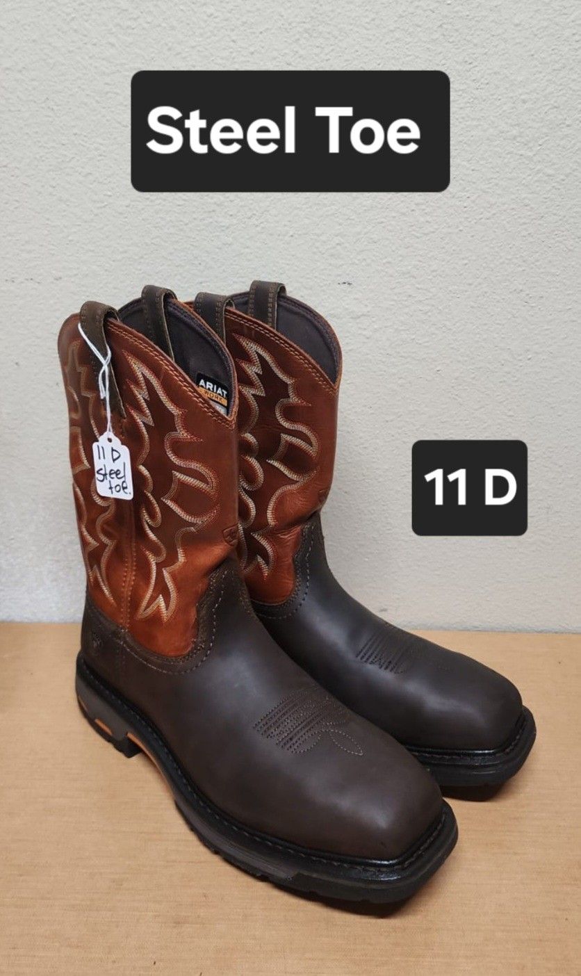 Ariat Work Boot Size 11 D STEEL SQUARE TOE