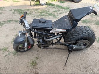 Custom big wheel drag mini bike 97cc
