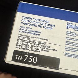 Toner cartridge Tn 750 Ink Printer