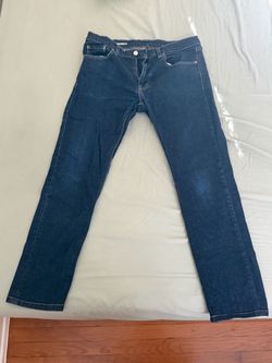 Muji Men’s Skinny Fit Stretch Denim Jeans