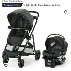 Graco 3 In 1 Stroller, Car Seat, Bassinet