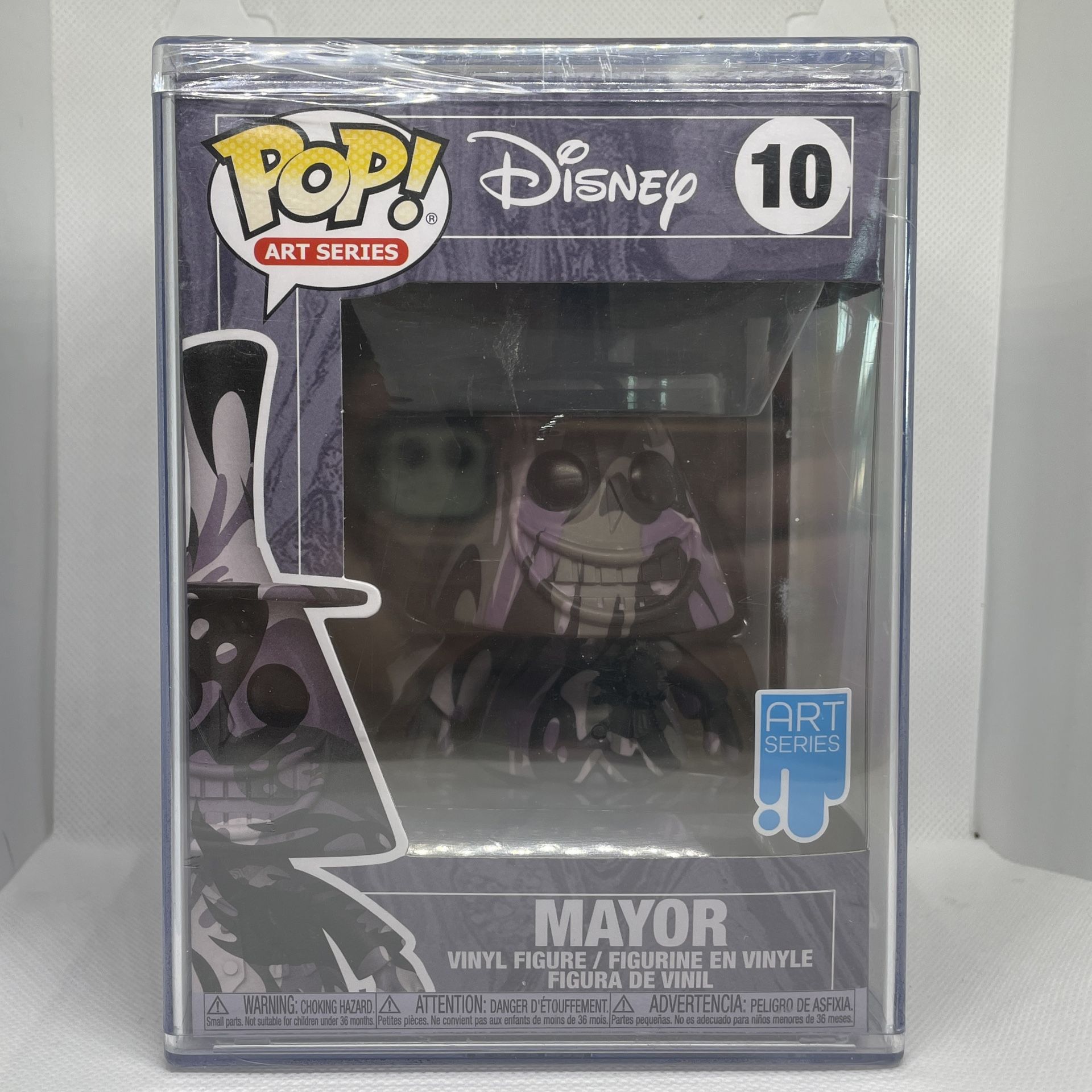 10 Mayor Vaulted Art Series Funko Pop Disney Nightmare Before Christmas MIB Hard Stack