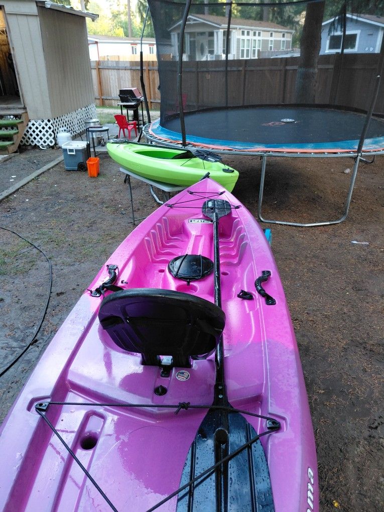 Lifetime kayaks.