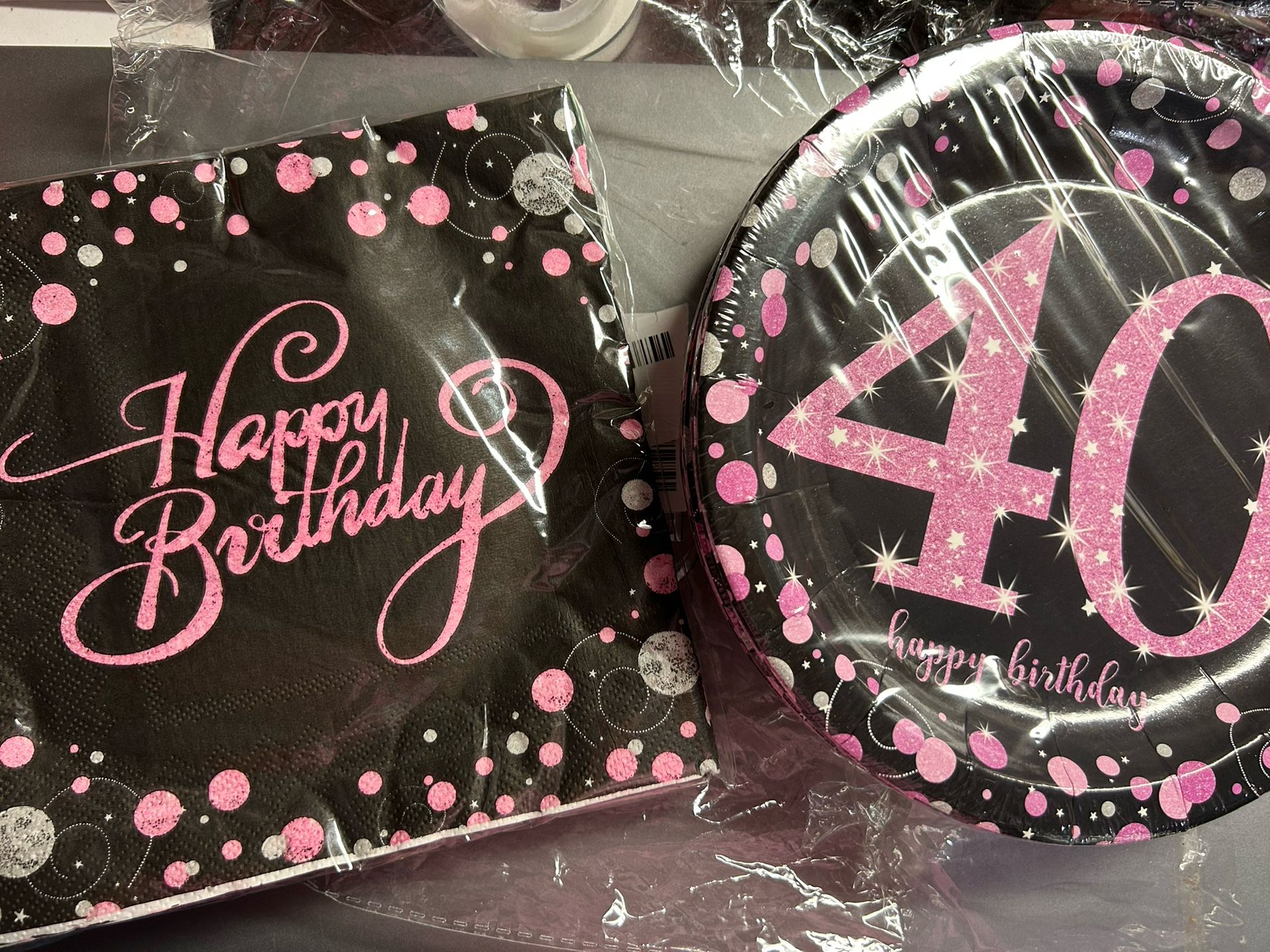 40th Birthday Party Supplies