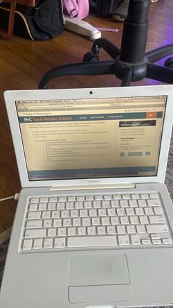 Apple MacBook White Laptop