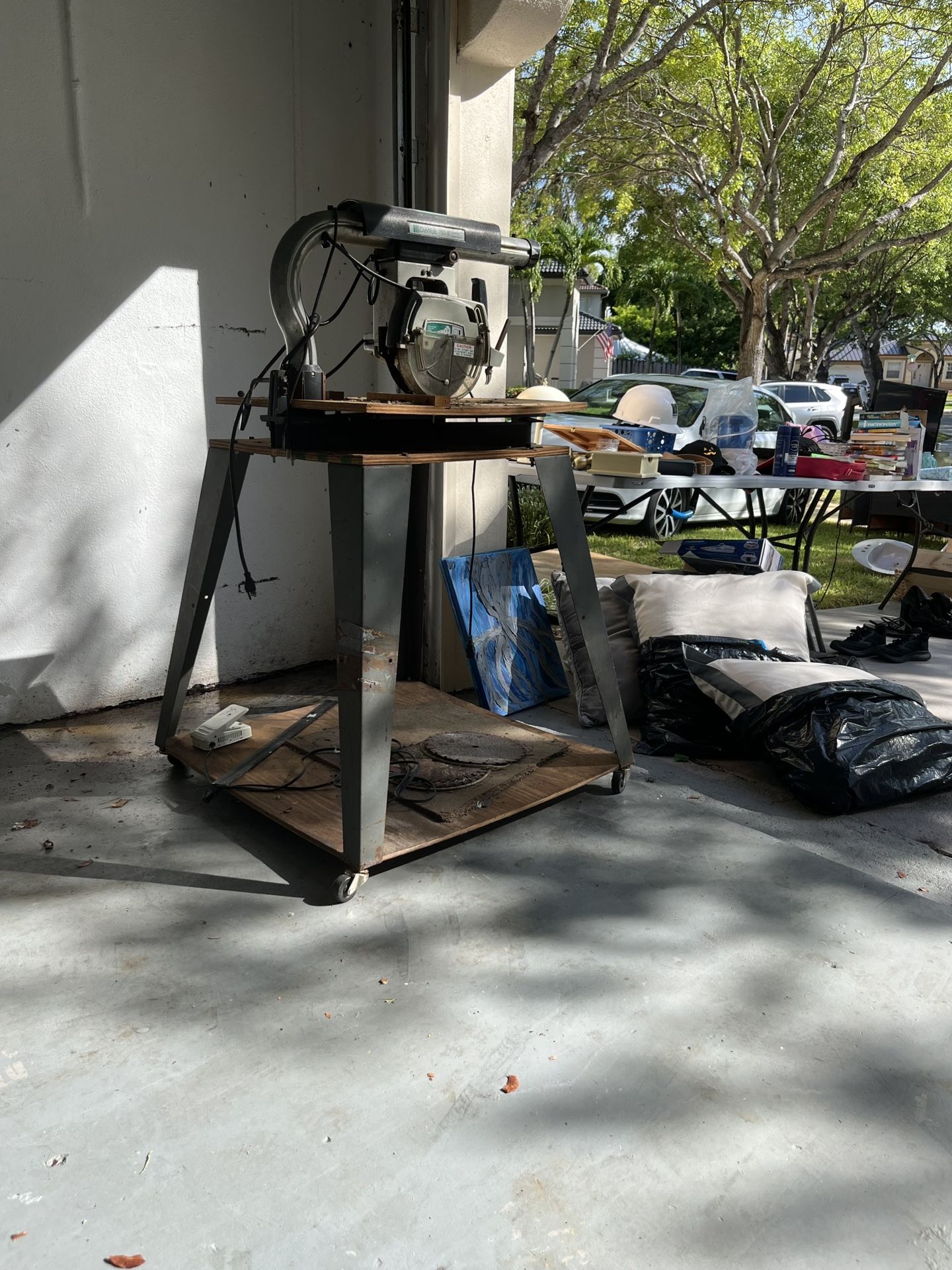 Radial Arm Saw on Stand