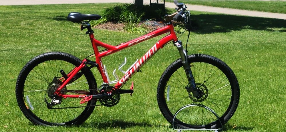 SPECIALIZED FSR EPIC M4 CROSS COUNTRY BIKE - FULL SUSPENSION - EX-LARGE FRAME - HYDRAULICS DISC