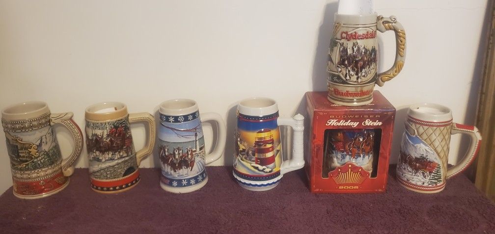 MUGS: Budweiser Steins/Mugs