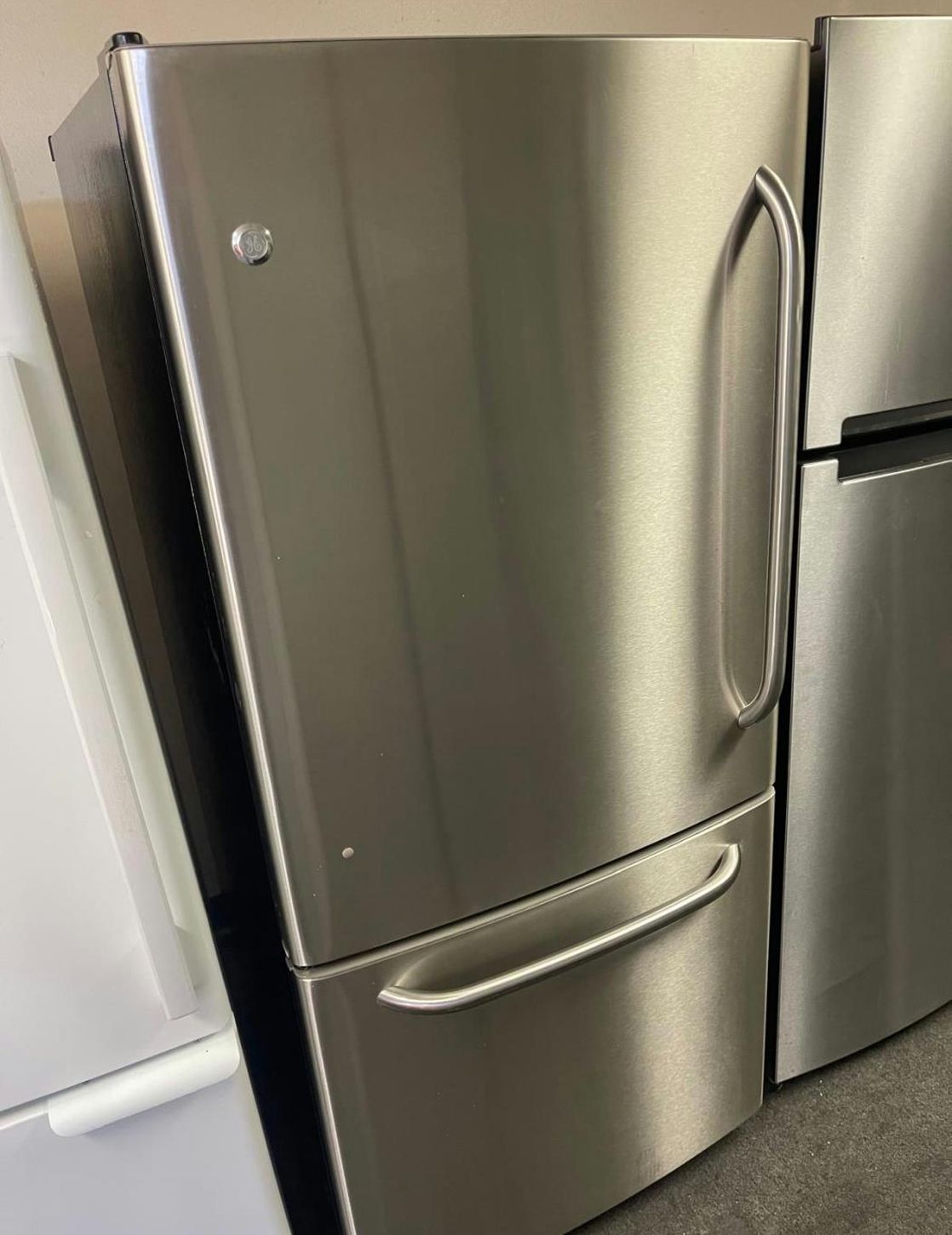 GE Bottom Freezer Refrigerator Stainless Steel