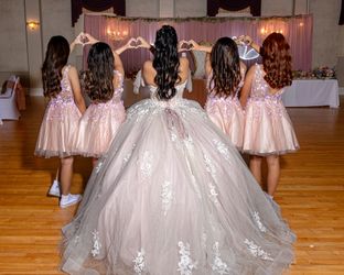 Blush pink Quince Dress