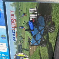 Wagon Con Mesa  Color Azul