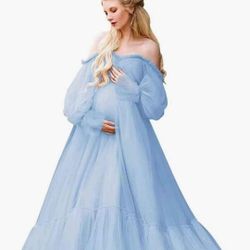 Tulle Maternity Dress