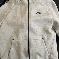 Nike Tech Fleece Jacket Grey Size Medium 
