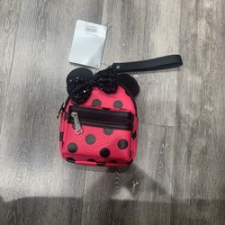 NEW Loungefly Wristlet- polka dot  