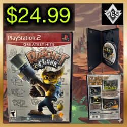 *CLASSIC* Ratchet & Clank — PlayStation 2 (Greatest Hits) — 2002