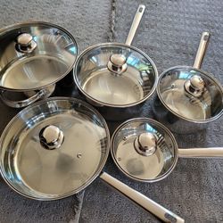 New Stainless Steel Cookware Set 