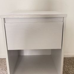 White nightstand