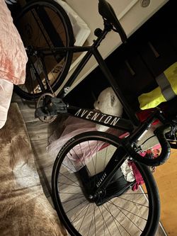 FOR SALE IS MY AVENTON FIXED GEAR BIKE