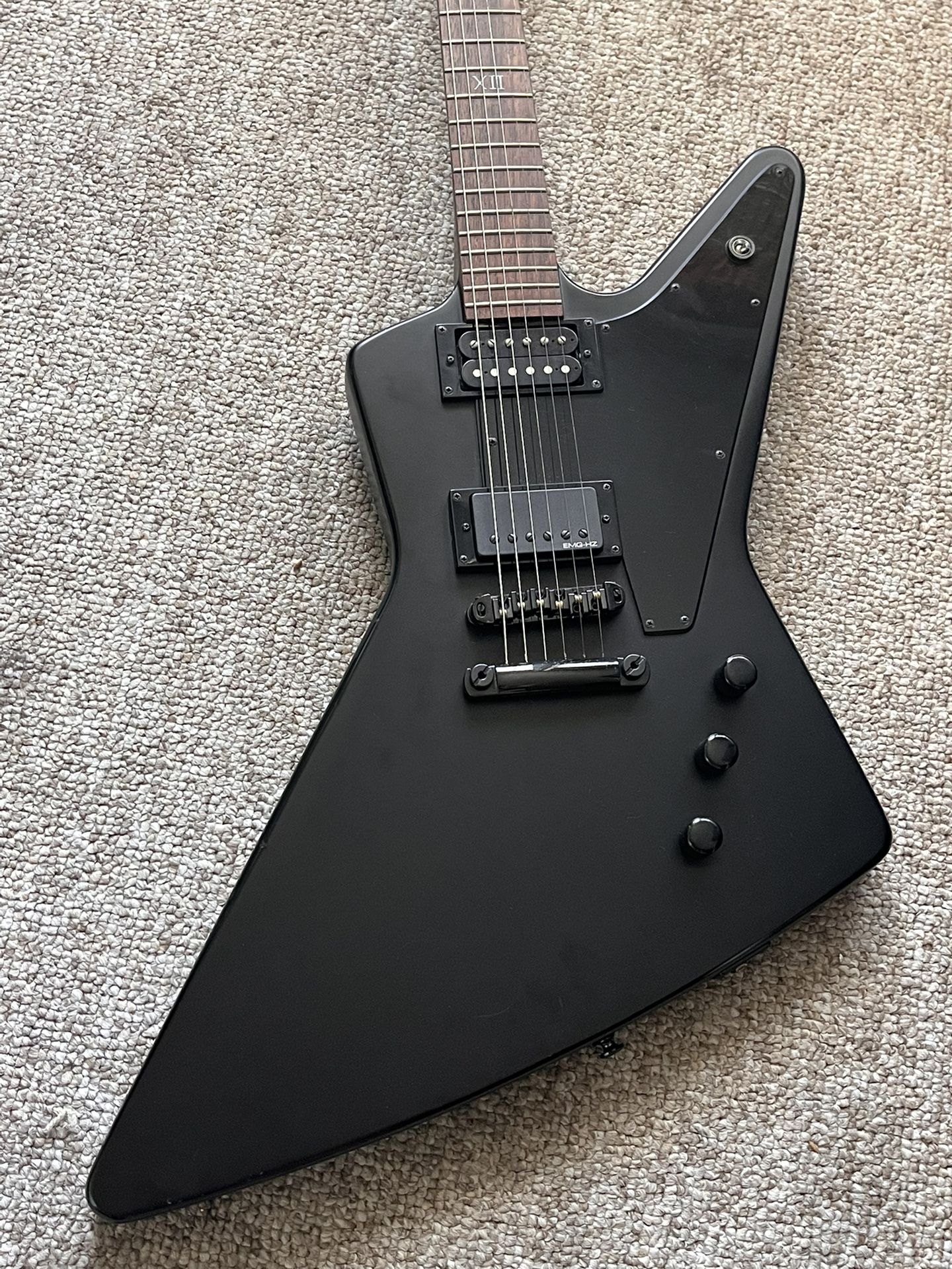 Epiphone Goth Explorer Electric Guitar 2002 With Original Hard Case And Upgrades