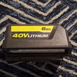Ryobi 40v Lithium Battery 6ah 