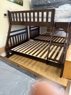 Twin over full bunk bed on Sale
