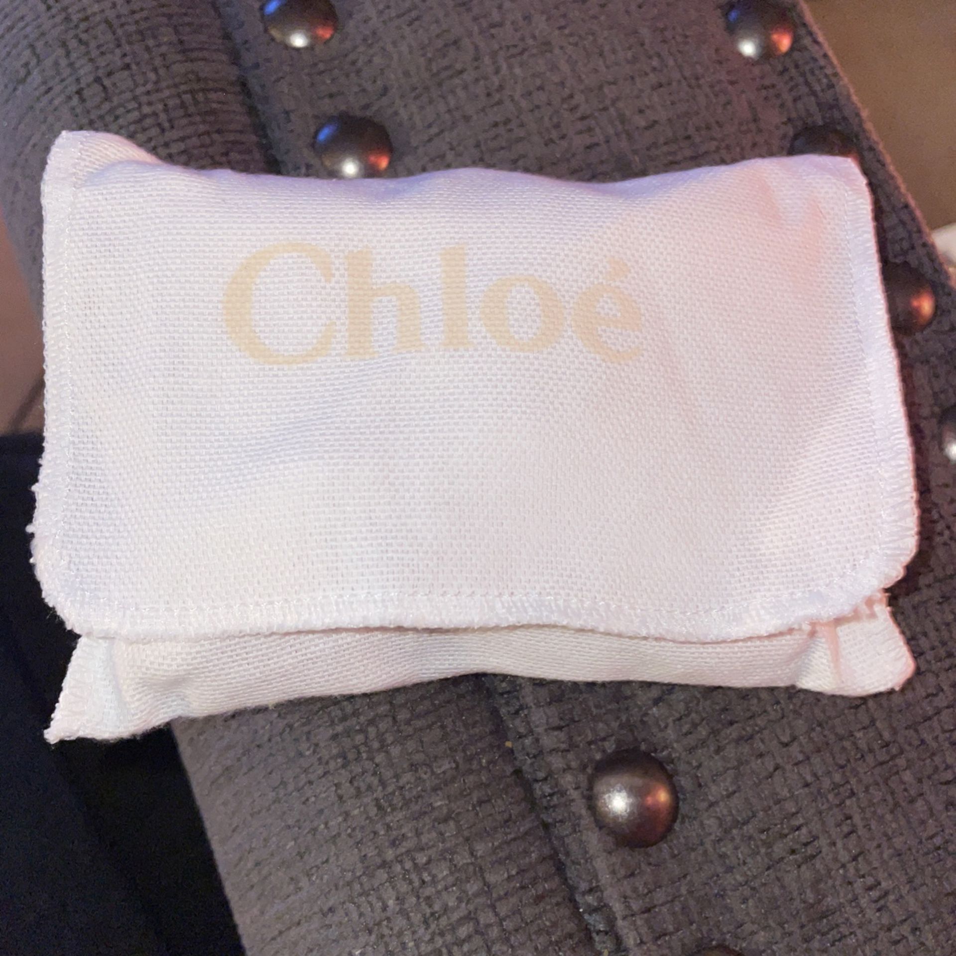 Chloe Mini Alphabet Tri Fold Wallet 