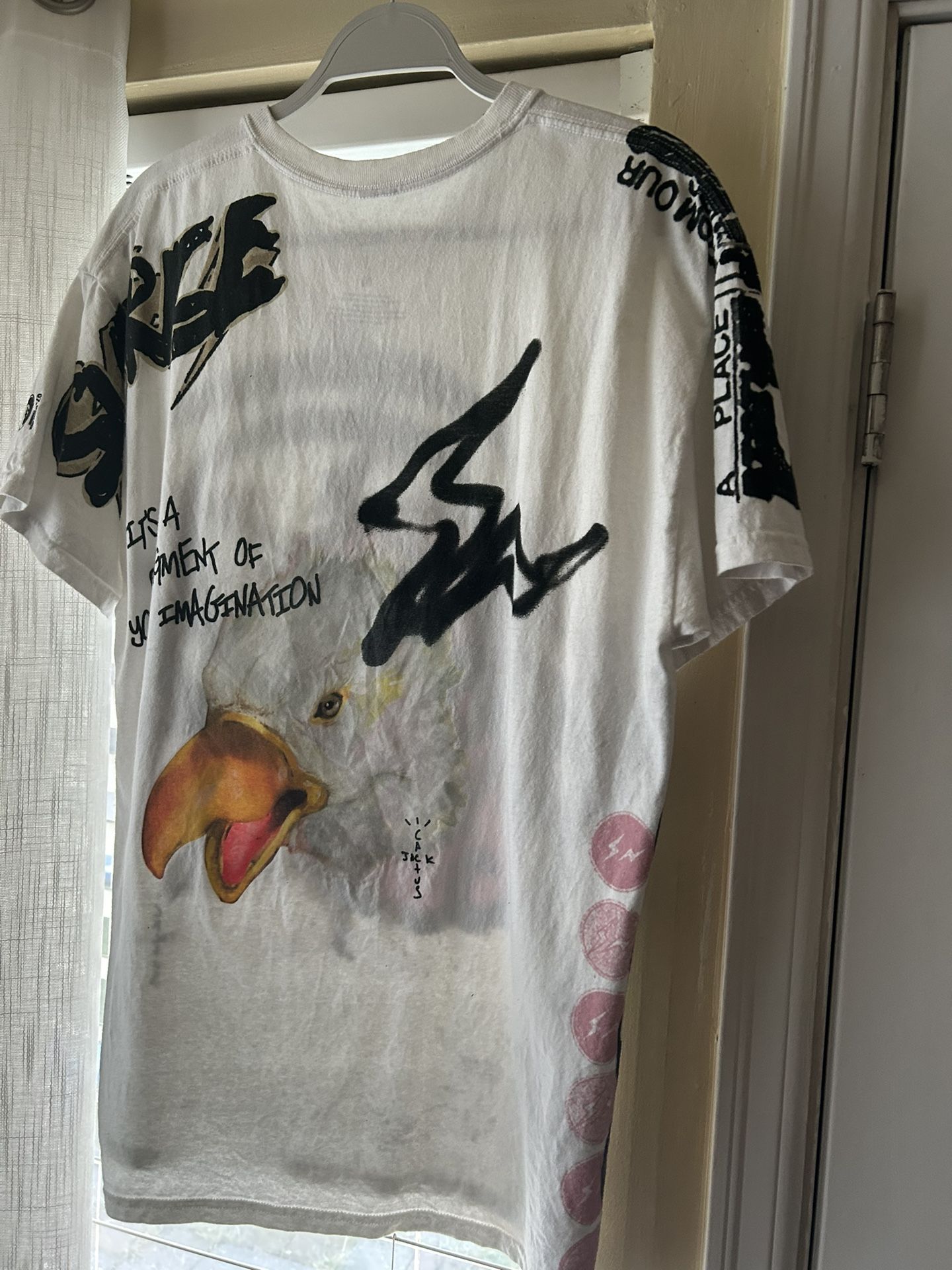 Cactus Jack Fragment Sunrise Tee White Travis Scott