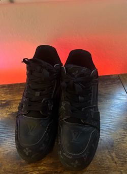 All Black LV Trainers size 44 (9.5-10 US)