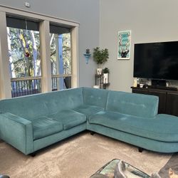 Teal Couch 
